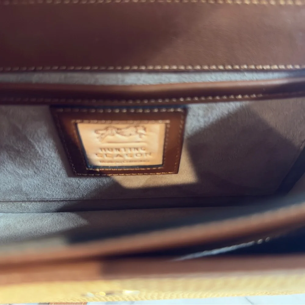 NEW Hunting Season Italian Napa Leather Women’s bag - Picture 5 of 6